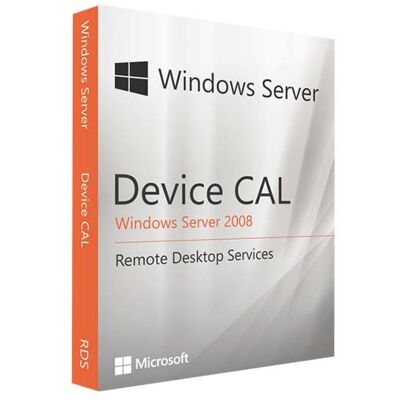 Microsoft Windows Server 2008 RDS 10 CALs de Dispositivo - Licencias de Acceso de Cliente Microsoft Windows Server 2008 RDS 10 CALs de Dispositivo - Licencias de Acceso de Cliente