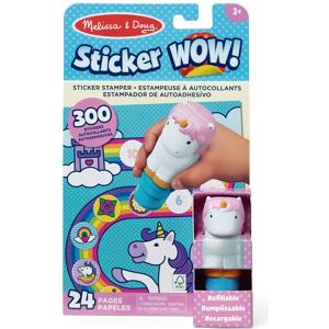 Melissa & Doug Sticker Wow! Cuaderno de Actividades y sello Unicornio con Pegatinas . Melissa & Doug Sticker Wow! Cuaderno de Actividades y sello Unicornio con Pegatinas .