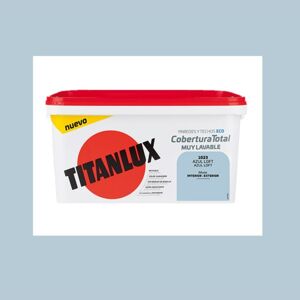 Titanlux Pintura Plástica Mate Cobertura Total 4 l. (4 litros) Azul Loft Titanlux Pintura Plástica Mate Cobertura Total 4 l. (4 litros) Azul Loft