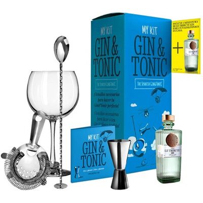 My Kit Gin&Tonic My Kit Gin&Tonic - Set para preparar gin&tonic My Kit Gin & Tonic con regalo miniatura Le Tribute Gin. My Kit Gin&Tonic My Kit Gin&Tonic - Set para preparar gin&tonic My Kit Gin & Tonic con regalo miniatura Le Tribute Gin.