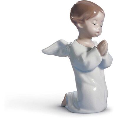 Lladró Figura decorativa Ángel Orando . Blanco Lladró Figura decorativa Ángel Orando . Blanco