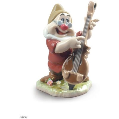 Lladró Figura decorativa Enanito Blancanieves Sabio . Multicolor Lladró Figura decorativa Enanito Blancanieves Sabio . Multicolor