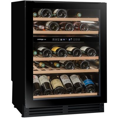 La Sommeliére Enfriador de vino negro - Zonas duales, 44 botellas, clase F La Sommeliére Enfriador de vino negro - Zonas duales, 44 botellas, clase F