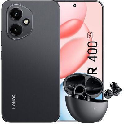 Honor 400, 8 GB + 512 GB móvil libre + Auriculares Choice Earbuds Clip. (512 GB + 8 GB RAM) Negro Honor 400, 8 GB + 512 GB móvil libre + Auriculares Choice Earbuds Clip. (512 GB + 8 GB RAM) Negro