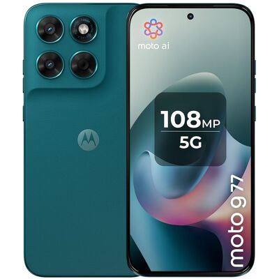 Motorola Móvil moto g77 5G 8GB + 512GB 6,78" MediaTek Dimensity 6400. (512 GB + 8 GB RAM) Pantone Shaded Spruce Motorola Móvil moto g77 5G 8GB + 512GB 6,78" MediaTek Dimensity 6400. (512 GB + 8 GB RAM) Pantone Shaded Spruce