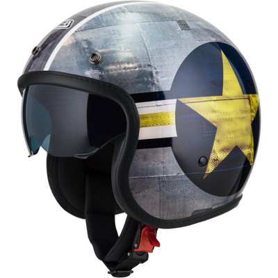 NZI Casco de moto Jet Rolling 4 Sun . (XL - XL) Gris / Amarillo NZI Casco de moto Jet Rolling 4 Sun . (XL - XL) Gris / Amarillo