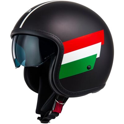 NZI Casco de moto Jet Rolling 4 Sun . (XL - XL) Negro / Verde Flúor NZI Casco de moto Jet Rolling 4 Sun . (XL - XL) Negro / Verde Flúor