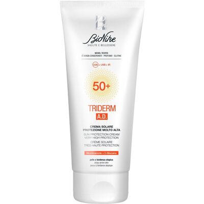 Bionike Protector solar corporal 50+ alta protección Triderm A.D. 200 ml . Bionike Protector solar corporal 50+ alta protección Triderm A.D. 200 ml .