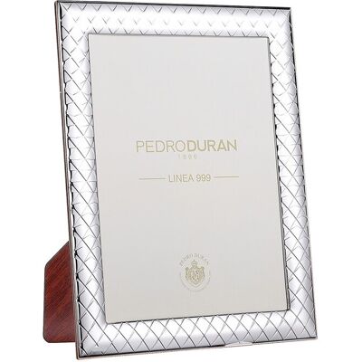 Pedro Durán Marco de fotos Rombo Code . (10 x 15 cm) Plata Pedro Durán Marco de fotos Rombo Code . (10 x 15 cm) Plata