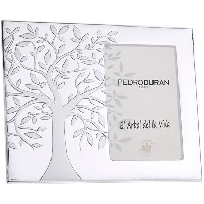 Pedro Durán Marco de fotos plateado de la colección arbol de la Vida. Plata Pedro Durán Marco de fotos plateado de la colección arbol de la Vida. Plata