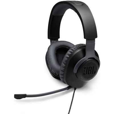 JBL Auriculares con micrófono para Gaming Quantum 100 Negro. Negro JBL Auriculares con micrófono para Gaming Quantum 100 Negro. Negro