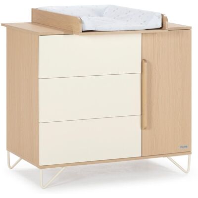 Micuna Cambiador de bebé para cómoda Amaia. (10 X 52 X 74 Cm) Natural niño Micuna Cambiador de bebé para cómoda Amaia. (10 X 52 X 74 Cm) Natural niño