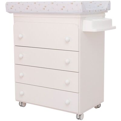 Micuna Cómoda con Bañera y cambiador bebé (4 cajones) Urban. Blanco niño Micuna Cómoda con Bañera y cambiador bebé (4 cajones) Urban. Blanco niño