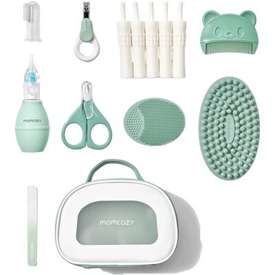 MOMCOZY Set de Cuidado y Aseo Bebé 10 piezas. (23.5 X 12 X 24 Cm) Blanco niño MOMCOZY Set de Cuidado y Aseo Bebé 10 piezas. (23.5 X 12 X 24 Cm) Blanco niño