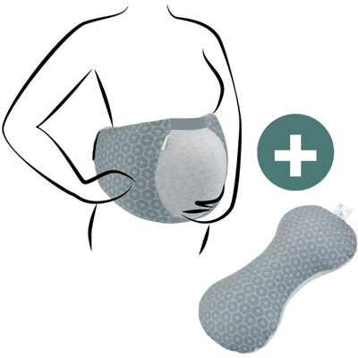 Babymoov Pack cinturón abdominal Dream Belt + almohada Mum&b exclusivo. Gris claro niño Babymoov Pack cinturón abdominal Dream Belt + almohada Mum&b exclusivo. Gris claro niño