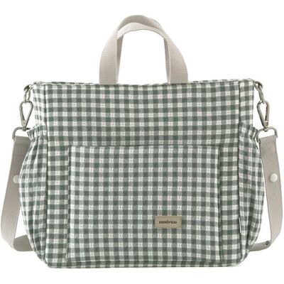 Cambrass Bolso de maternidad Textil. Verde metal niño Cambrass Bolso de maternidad Textil. Verde metal niño