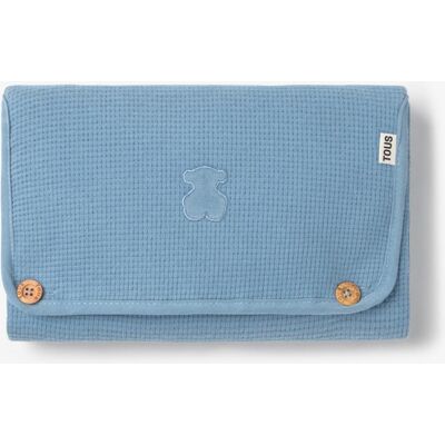 Tous Cambiador portátil de bebé Baby con botones liso estructurado. Azul Tous Cambiador portátil de bebé Baby con botones liso estructurado. Azul