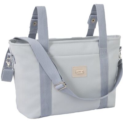 PAZ Rodríguez Bolso para silla colección Momo. Gris perla niño PAZ Rodríguez Bolso para silla colección Momo. Gris perla niño