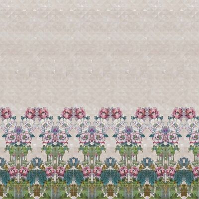 Coordonne Fotomural TNT azulejos floral . Blanco Coordonne Fotomural TNT azulejos floral . Blanco