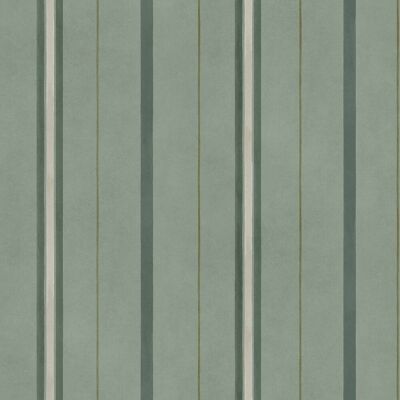 YBARRA Papel pintado Rolling Stripes de la colección Cotswolds & Serret. Verde YBARRA Papel pintado Rolling Stripes de la colección Cotswolds & Serret. Verde