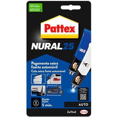 Pattex Nural 25 Pegamento Extra Fuerte Automóvil. (22 ml) Incoloro Pattex Nural 25 Pegamento Extra Fuerte Automóvil. (22 ml) Incoloro