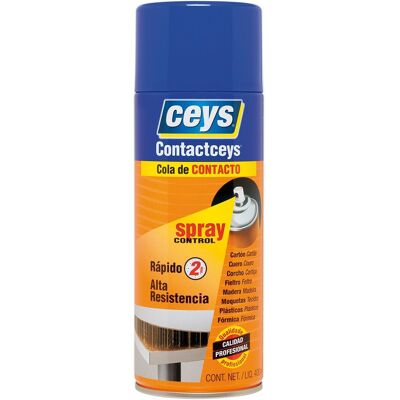 Ceys Cola de Contacto Uso General Spray 400 ml. (250 ml) Miel Ceys Cola de Contacto Uso General Spray 400 ml. (250 ml) Miel