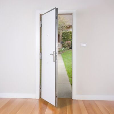 Tesa Puerta Acorazada Premium Blanco. (205 cm / Derecha) Blanco Tesa Puerta Acorazada Premium Blanco. (205 cm / Derecha) Blanco