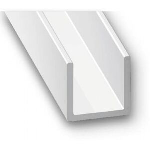 Cqfd Perfil en 'U' Aluminio Lacado 1 m. Blanco Cqfd Perfil en 'U' Aluminio Lacado 1 m. Blanco