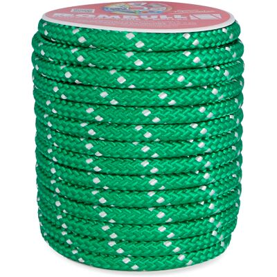 ROMBULL Carrete Cuerda Poliéster Trenzada con alma 15 m. (15 metros) Verde ROMBULL Carrete Cuerda Poliéster Trenzada con alma 15 m. (15 metros) Verde