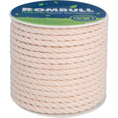 ROMBULL Carrete Cuerda Algodón Cableado 15 m. (10 metros) Blanco ROMBULL Carrete Cuerda Algodón Cableado 15 m. (10 metros) Blanco