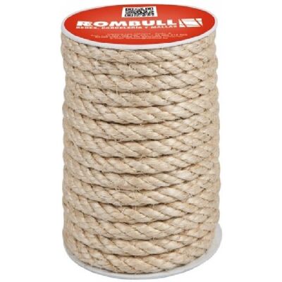 ROMBULL Carrete Cuerda Sisal Cableada 4C 15 m. (15 metros) Natural ROMBULL Carrete Cuerda Sisal Cableada 4C 15 m. (15 metros) Natural