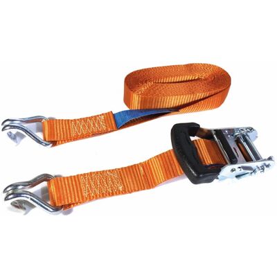 ROMBULL Trincaje Profesional Poliéster 6 m Ganchos en J. Naranja ROMBULL Trincaje Profesional Poliéster 6 m Ganchos en J. Naranja