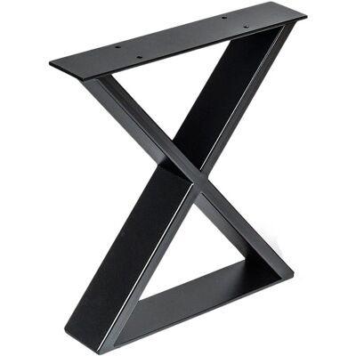 REI Pie de Mueble - 380x80x382 mm - Negro - Estilo Industrial - 1 Unidad REI Pie de Mueble - 380x80x382 mm - Negro - Estilo Industrial - 1 Unidad