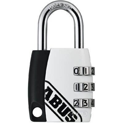 Abus Candado Combinación 3 Dígitos 30 mm. Blanco Abus Candado Combinación 3 Dígitos 30 mm. Blanco
