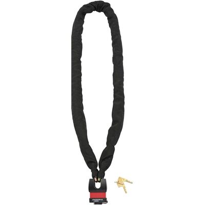 Thirard Cadena Antirrobo de Acero Loops Ø 10 mm con Candado. Negro Thirard Cadena Antirrobo de Acero Loops Ø 10 mm con Candado. Negro