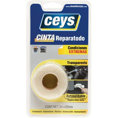 Ceys Cinta Reparatodo Autosoldable 3 m. Cristal Ceys Cinta Reparatodo Autosoldable 3 m. Cristal