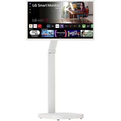 LG Smart Monitor Swing, 32", serie Teletrabajo, Full HD, IPS, webOS 23, peana Swing portátil y flexible, Mando Magic Pointer Remote. Blanco LG Smart Monitor Swing, 32", serie Teletrabajo, Full HD, IPS, webOS 23, peana Swing portátil y flexible, Mando Magic Pointer Remote. Blanco