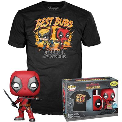 Funko Set Camiseta Pop & Tee Deadpool Marvel. (L) Funko Set Camiseta Pop & Tee Deadpool Marvel. (L)