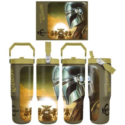 Botella Pitcher Mando y Grogu Star Wars Pyramid. Botella Pitcher Mando y Grogu Star Wars Pyramid.