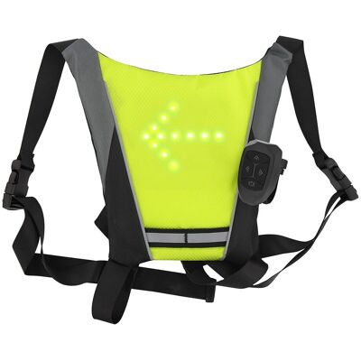 TNB Chaleco de seguridad T'nB Urban Moov con LED direccionales y mando a distancia. Amarillo / Negro TNB Chaleco de seguridad T'nB Urban Moov con LED direccionales y mando a distancia. Amarillo / Negro