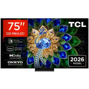 TCL TV QD-MiniLED 215cm (85") 85A400U, 4K HDR 2500 nits, Google TV, Dolby Vision IQ & Atmos, 2.0 Onkyo, 144Hz, AirPlay 2. Acero oscuro TCL TV QD-MiniLED 215cm (85") 85A400U, 4K HDR 2500 nits, Google TV, Dolby Vision IQ & Atmos, 2.0 Onkyo, 144Hz, AirPlay 2. Acero oscuro