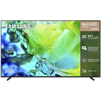 Samsung TV Neo QLED Mini LED 163cm (65") TQ65QN80HAUXXC 4K Smart TV con Vision AI Football Mode 144Hz. Negro Samsung TV Neo QLED Mini LED 163cm (65") TQ65QN80HAUXXC 4K Smart TV con Vision AI Football Mode 144Hz. Negro