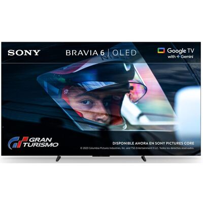 Sony TV 65" BRAVIA 6 65A65 OLED 4K HDR, Dolby, Vision-Atmos, Google TV-Cast, Apple Airplay, Game Menu, Ideal PS5, 120 Hz. Negro Sony TV 65" BRAVIA 6 65A65 OLED 4K HDR, Dolby, Vision-Atmos, Google TV-Cast, Apple Airplay, Game Menu, Ideal PS5, 120 Hz. Negro