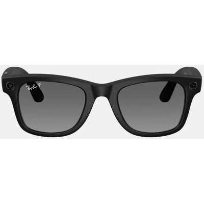 Rayban Gafas de sol inteligentes con IA RW4012 WAYFARER unisex cuadrada en inyectado con lente polarizada. Negro Rayban Gafas de sol inteligentes con IA RW4012 WAYFARER unisex cuadrada en inyectado con lente polarizada. Negro