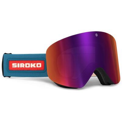 Siroko Gafas de sol para esquí niños GX Kids Treasure . (Única) Azul Siroko Gafas de sol para esquí niños GX Kids Treasure . (Única) Azul
