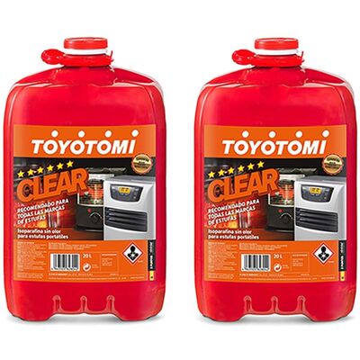 TOYOTOMI Pack 2 Bidones Parafina Clear 20 l. TOYOTOMI Pack 2 Bidones Parafina Clear 20 l.