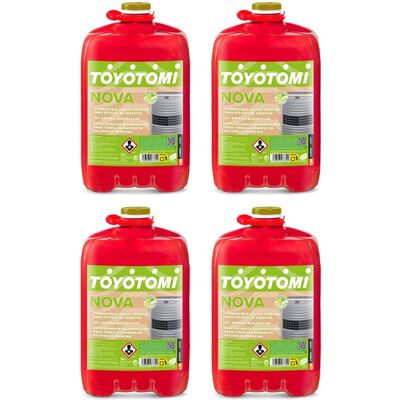 TOYOTOMI Pack 4 Bidones Parafina Nova 20 l. TOYOTOMI Pack 4 Bidones Parafina Nova 20 l.