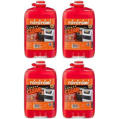 TOYOTOMI Pack 4 Bidones Parafina Clear 20 l. TOYOTOMI Pack 4 Bidones Parafina Clear 20 l.