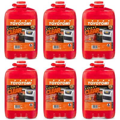 TOYOTOMI Pack 6 Bidones Parafina Clear 20 l. TOYOTOMI Pack 6 Bidones Parafina Clear 20 l.