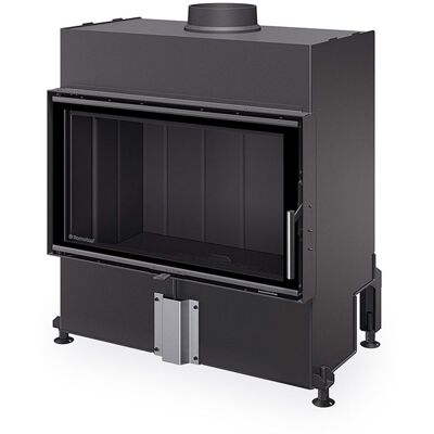 ROMOTOP Chimenea Leña Heat F76-47 Frontal. Negro ROMOTOP Chimenea Leña Heat F76-47 Frontal. Negro
